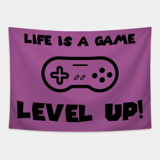 Life is a game - Level Up! Tapestry