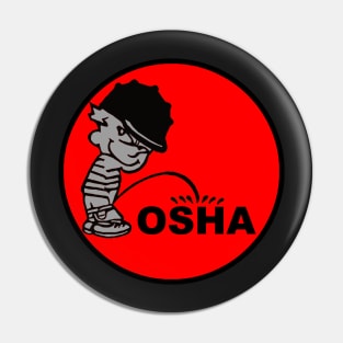 Calvin Pee on OSHA Pin