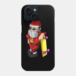 Urban Skater Santa Skateboarding Father Christmas Phone Case