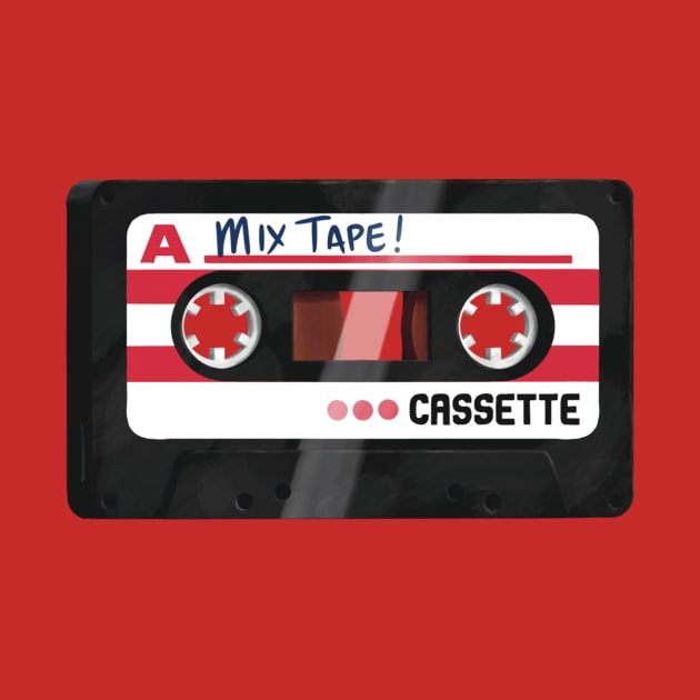 Mix Tape - Black 1 by Gavin Otteson Art