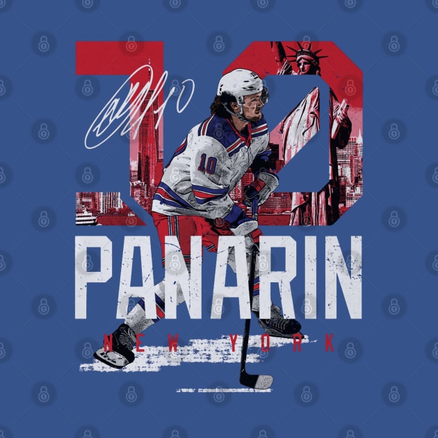 Artemi Panarin New York R Landmark by lavonneroberson