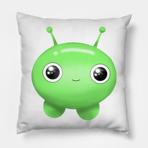 Mooncake final space Pillow by DoodleJob