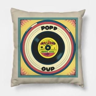 Vintage Pop Art Vinyl LP Pillow