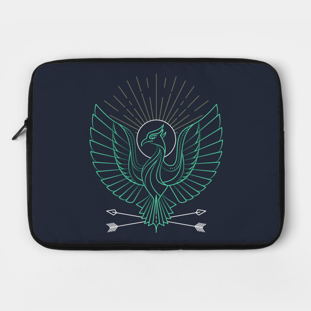 Phoenix Thin Line Drawing
