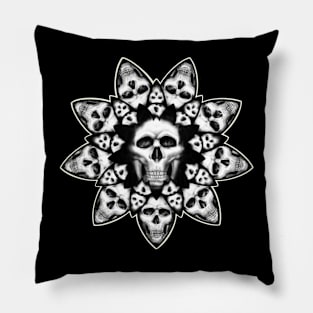 Flower Of Death 2 Pillow