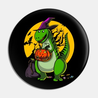 Pumpkin Dinosaur Pin