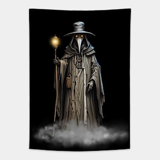 Scary Plague Doctor Tapestry