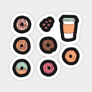 Donuts stickers Magnet