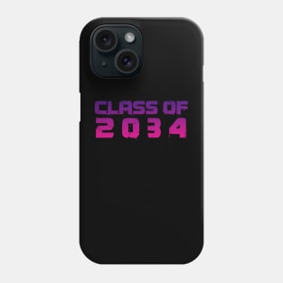 class of 2034 purple Phone Case