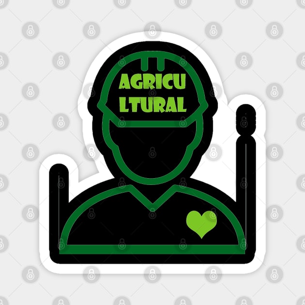 Agricultural engineer Magnet by The designer Majd Akrim