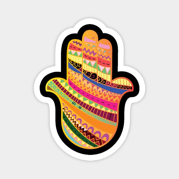 hamsa hand Magnet by  Berbero