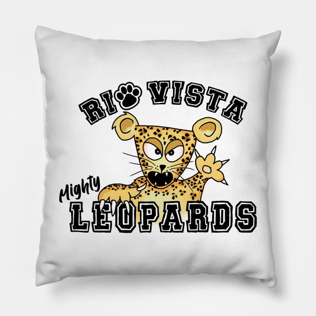 Rio Vista Elementary, Placentia-yorba Linda School District Pillow by Bootleg_Animation
