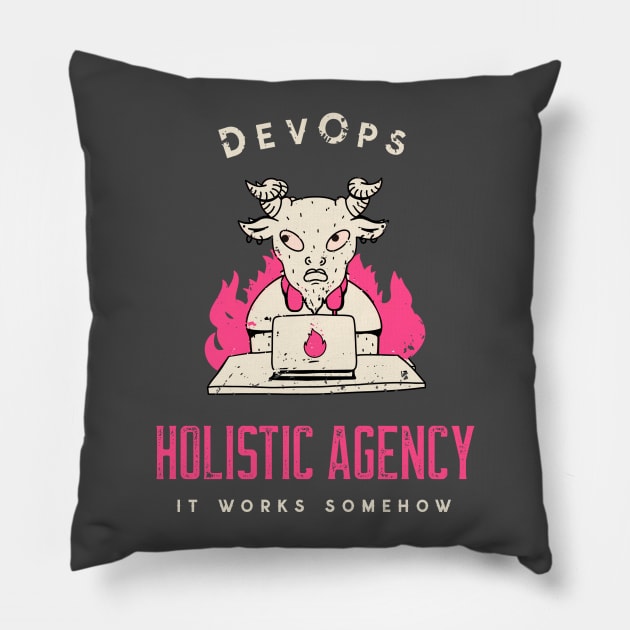 Devops holistic agency Pillow by SashaShuba