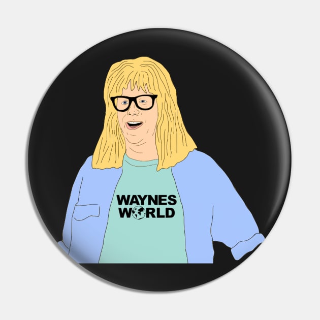 Wayne's World Pin by VideoNasties