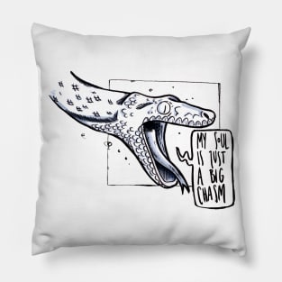 Chasm Snake Pillow