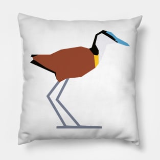 Graphic Nature - African Jacana Pillow