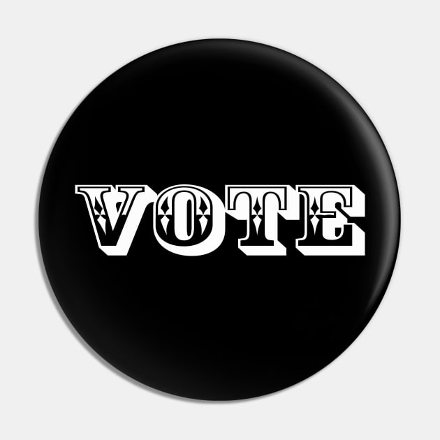 vote block Pin by MAU_Design