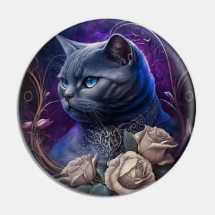 Mysterious Beauty British Shorthair Pin