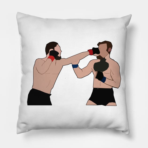 Khabib Nurmagomedov vs Connor McGregor Pillow by xavierjfong