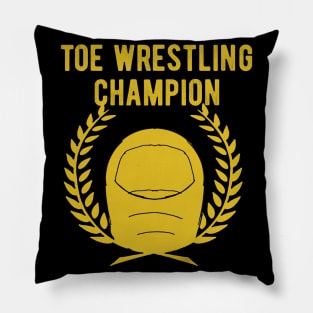 Toe Wrestling Champion Pillow