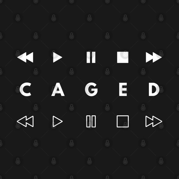 CAGED System Music Player Buttons Dark Theme by nightsworthy