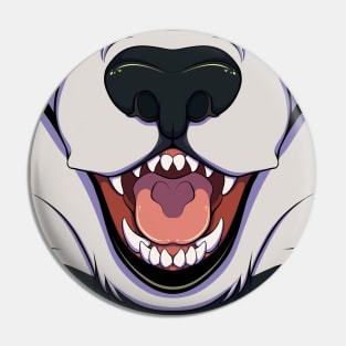 Panda Bear Maw Pin