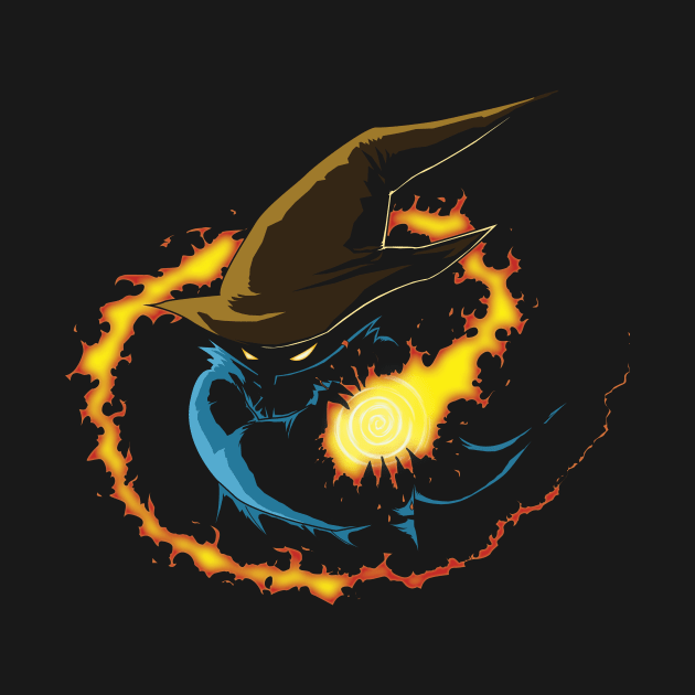 Black Mage Shadow by TheWellRedMage