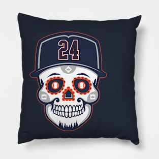 Miguel Cabrera Sugar Skull Pillow