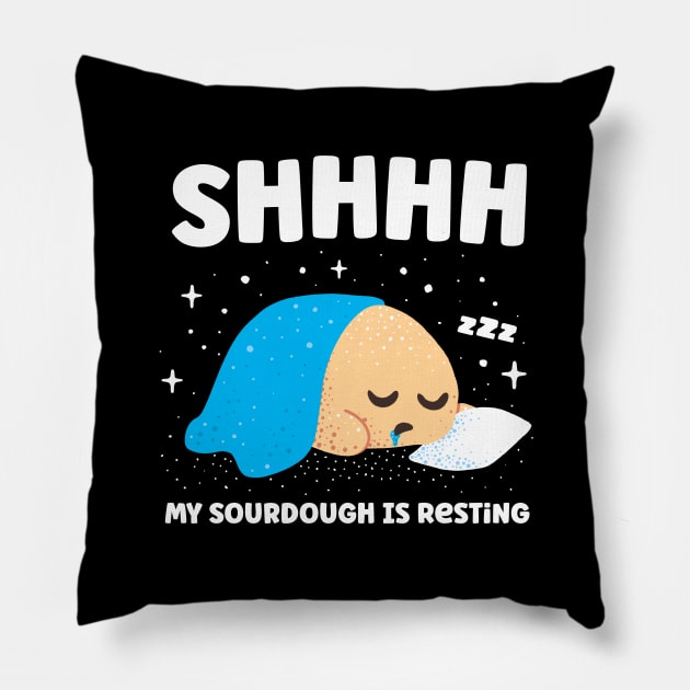 Sourdough Bread Baking Pillow by aaronsartroom