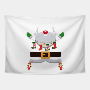 Dentist Claus Santa Christmas Costume Pajama Tapestry