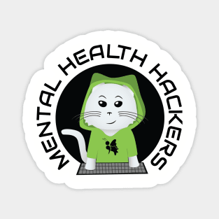 Mental Health Hackers Logo Magnet