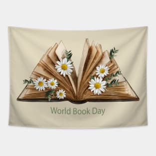 World Book Day Flower Tapestry