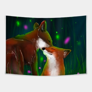 Mum Fox Tapestry