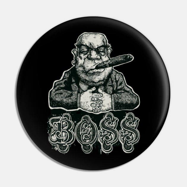 The Boss Design Pin by Stevie26