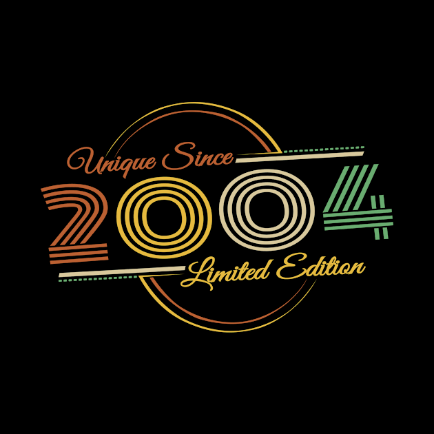 Vintage 2004 Birthday Unique Retro Vintage by HBfunshirts