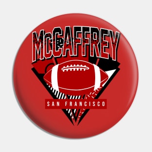 McCaffrey Retro San Francisco Football Pin