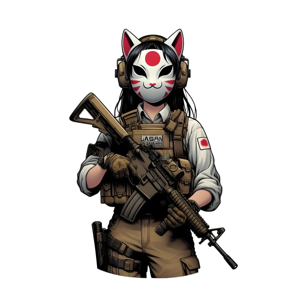 Tactical Kitsune by Rawlifegraphic