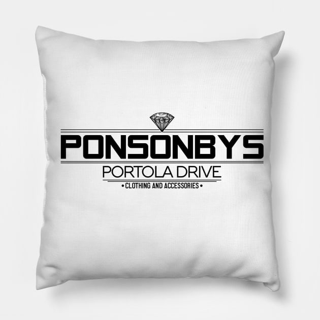 PONSONBYS Pillow by theanomalius_merch