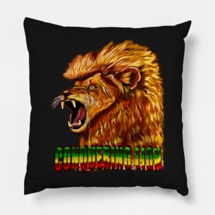 The conquering lion Pillow