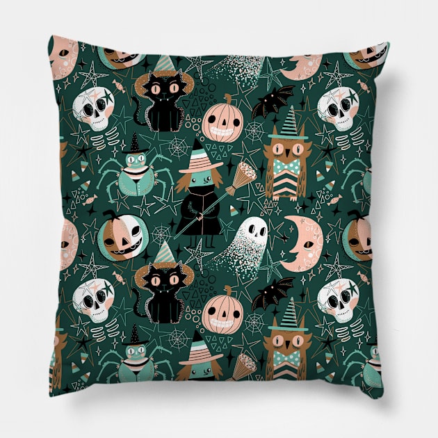 Cute Halloween Pillow by kostolom3000