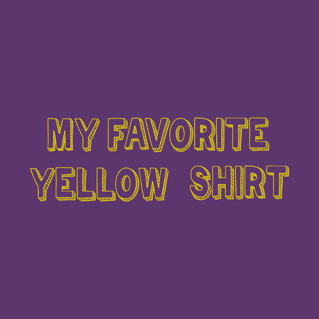 My favorite yellow shirt by Karl_The_Faun