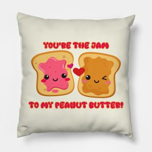 Jam and Peanut Butter Perfect Pair Pillow