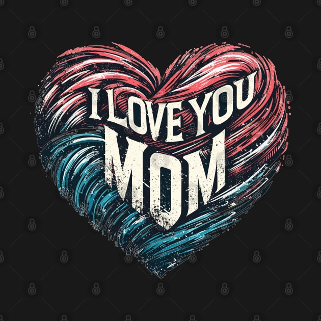 I Love You Mom by Vehicles-Art
