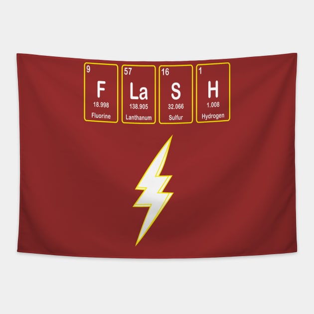 Flash Tapestry by JevLavigne