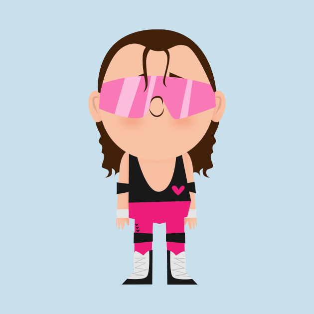 BRET “THE HITMAN” HART by Fall Down Tree