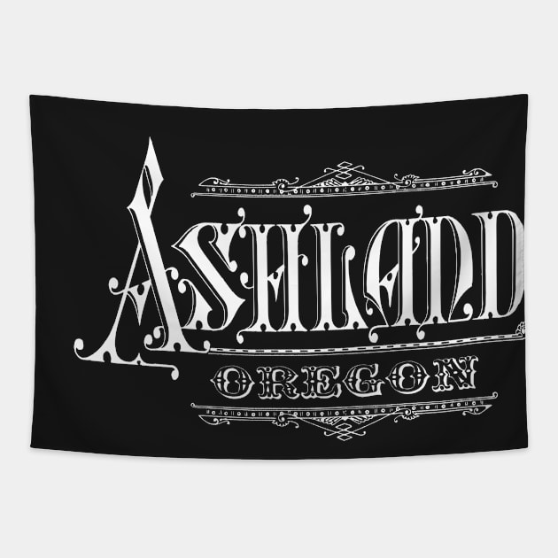 Vintage Ashland, OR Tapestry by DonDota