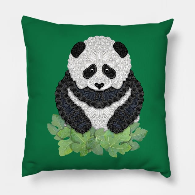 Little Panda Pillow by ArtLovePassion