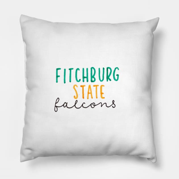 Fitchburg State University Pillow by nicolecella98