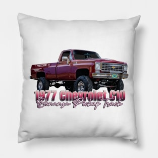 1977 Chevrolet C10 Bonanza Pickup Truck Pillow