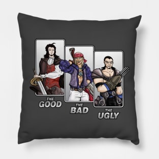 The Good, The Bad and The Ugly from Colony 9 Pillow